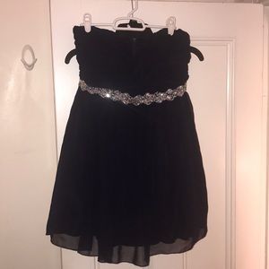 Navy Blue Dress w/ Silver Sequins , NEVER WORN!!